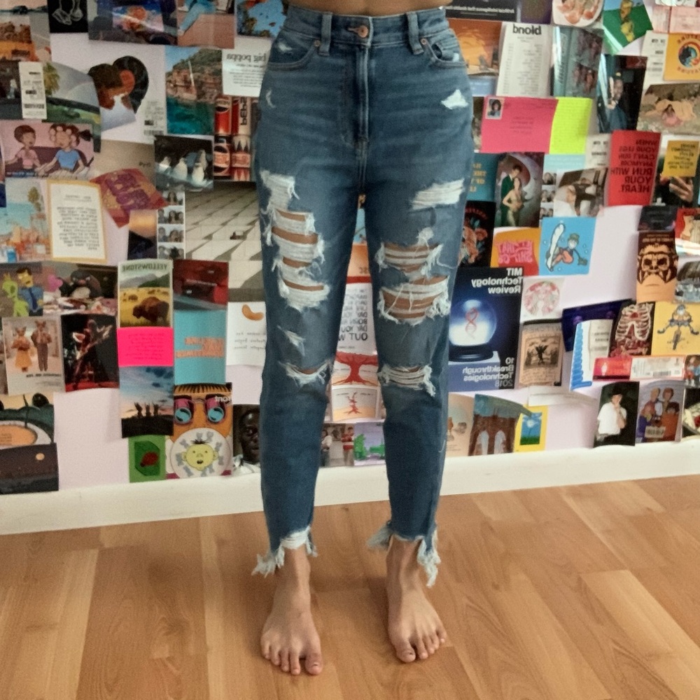 AE Ripped Skinny Jeans